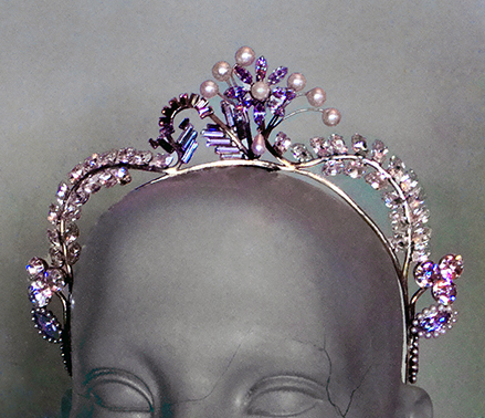 Swarovski Crysral & Pearl Tiara Headband, Black Dog Designs Gallery
