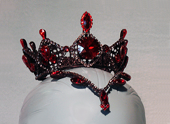 Swan Lake Black Odel Custom Headpiece, Black Dog Designs Tiara Gallery 