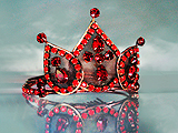 Rose & Crystal AB Deco Style Tiara